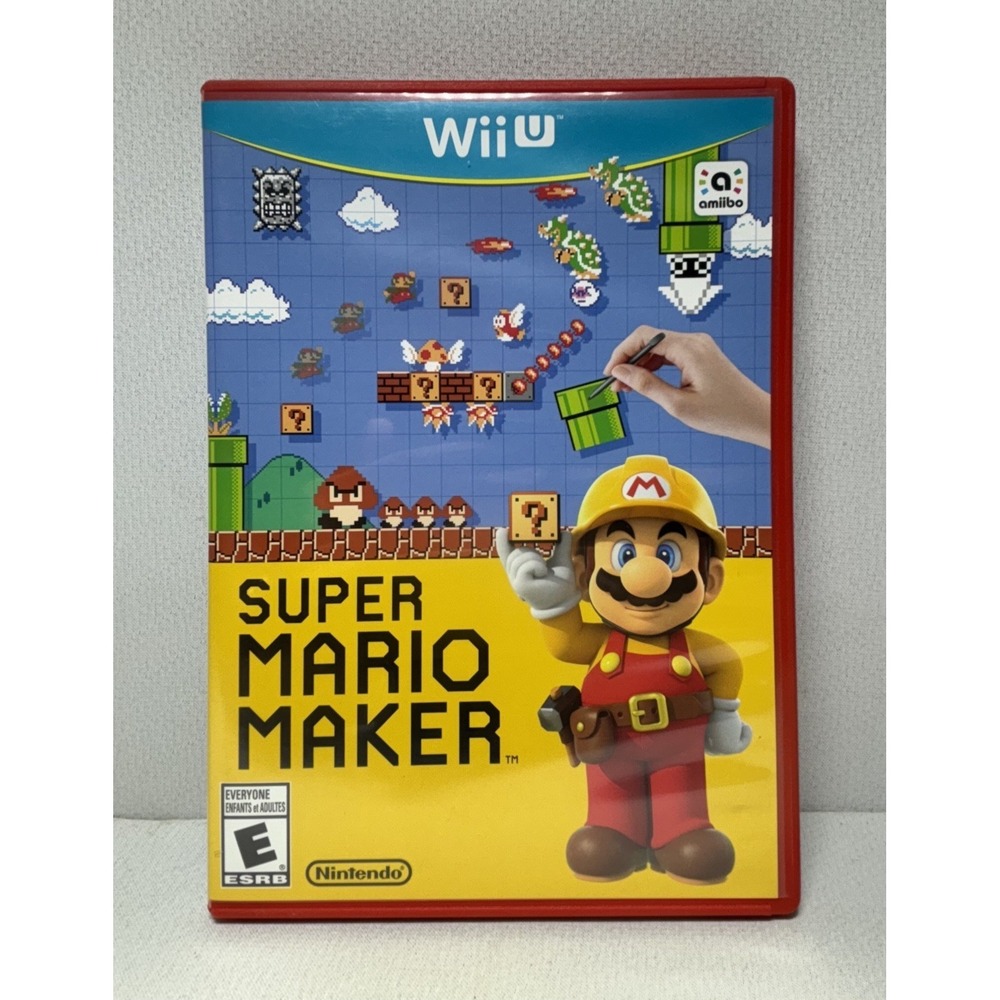 Super Mario Maker (Nintendo Wii U, 2015) (250140)